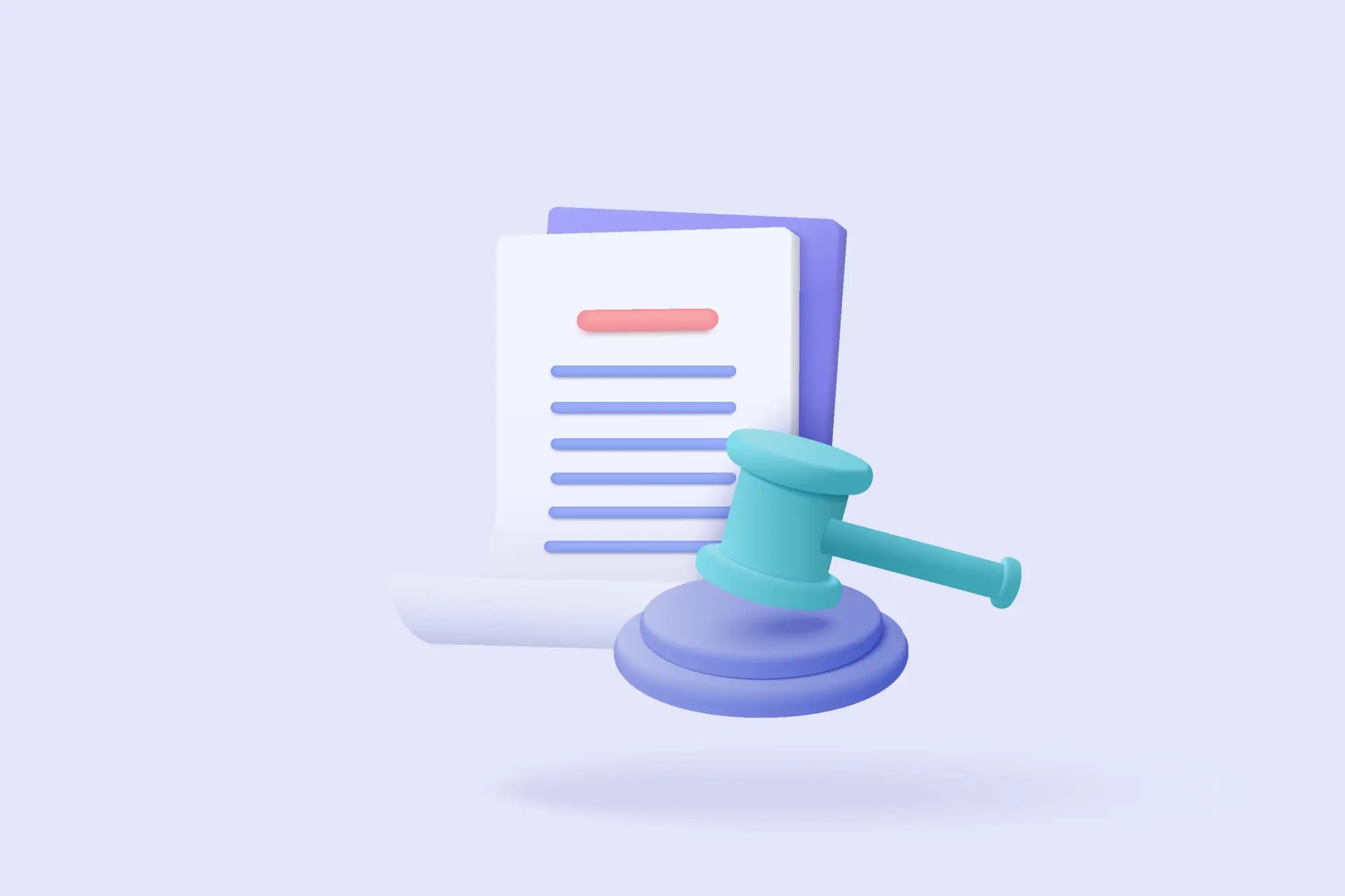 3d-judge-hammer-minimal-gavel-concept-of-law-icon-on-paper-clipboard-background-professional-lawyer-punishment-judgement-law-advisor-advocate-judge-arbitrate-courthouse-concept-3d-render-vector